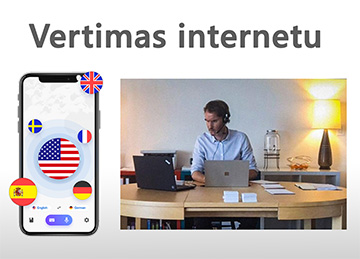 Internetinė vertimo transliavimo platforma 